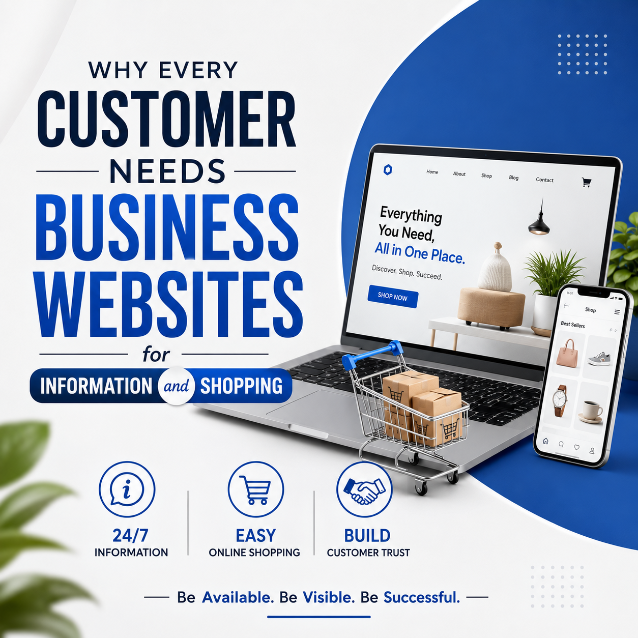 Why Every Customer Needs Business Websites for Information and Shopping
